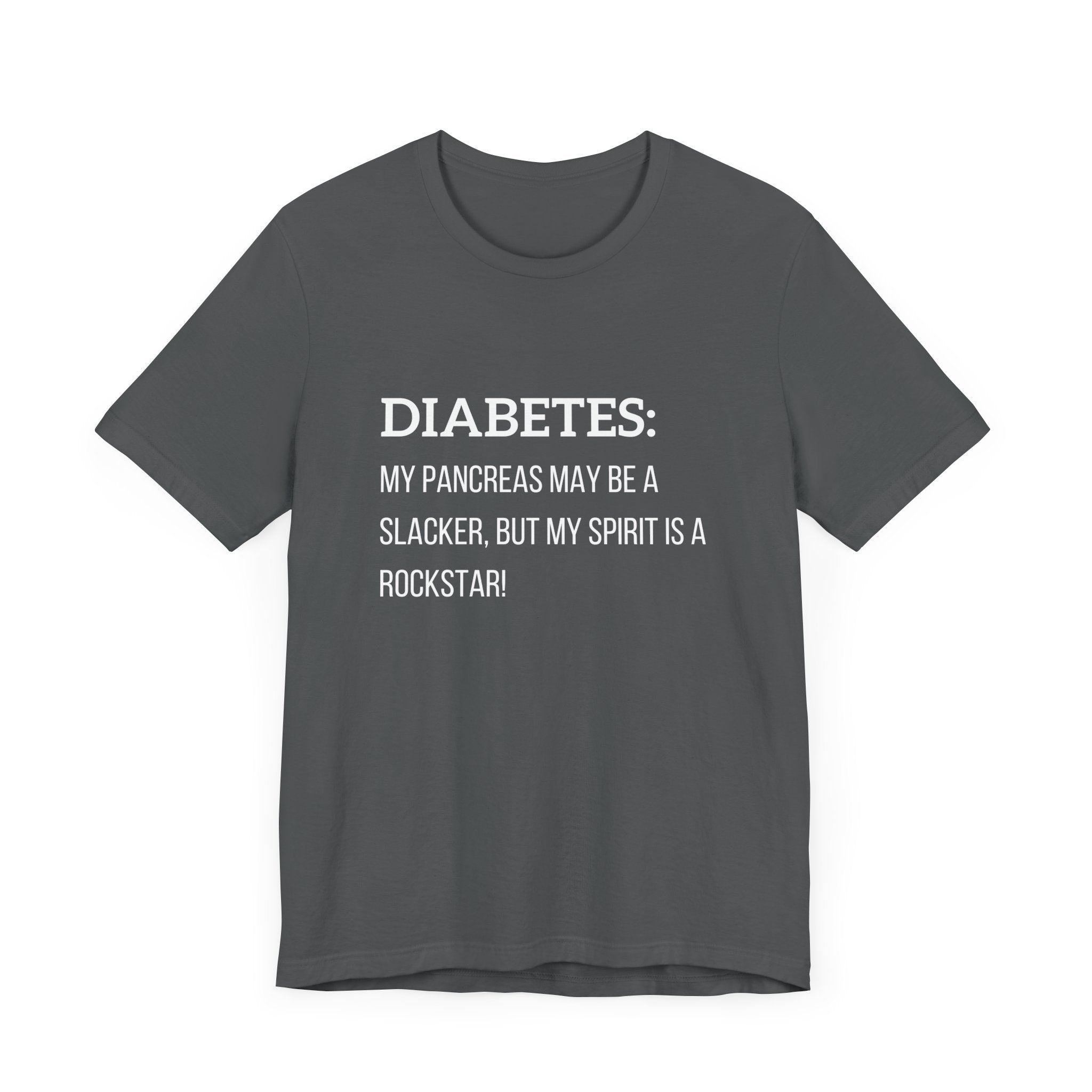 Slacker Pancreas & Rockstar! - Unisex Tee The Diabuddies Store T-Shirts $22.50