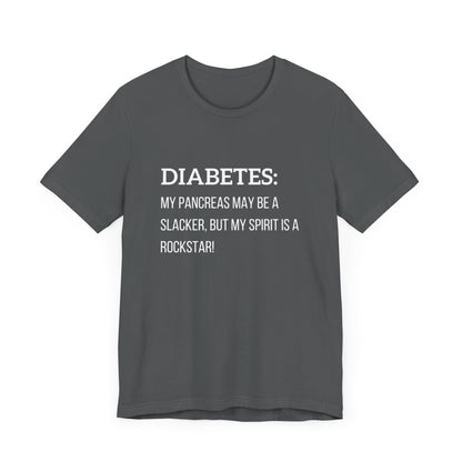 Slacker Pancreas & Rockstar! - Unisex Tee The Diabuddies Store T-Shirts $22.50