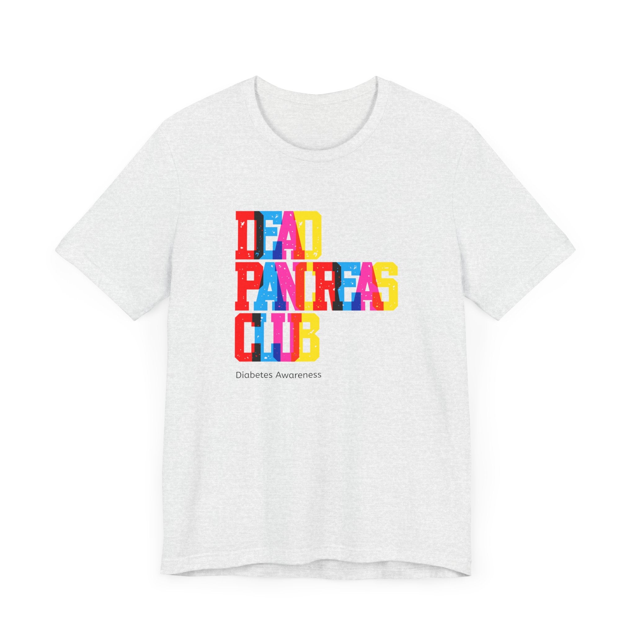 Colorful Dead Pancreas Club - Unisex Tee The Diabuddies Store T-Shirts $22.50