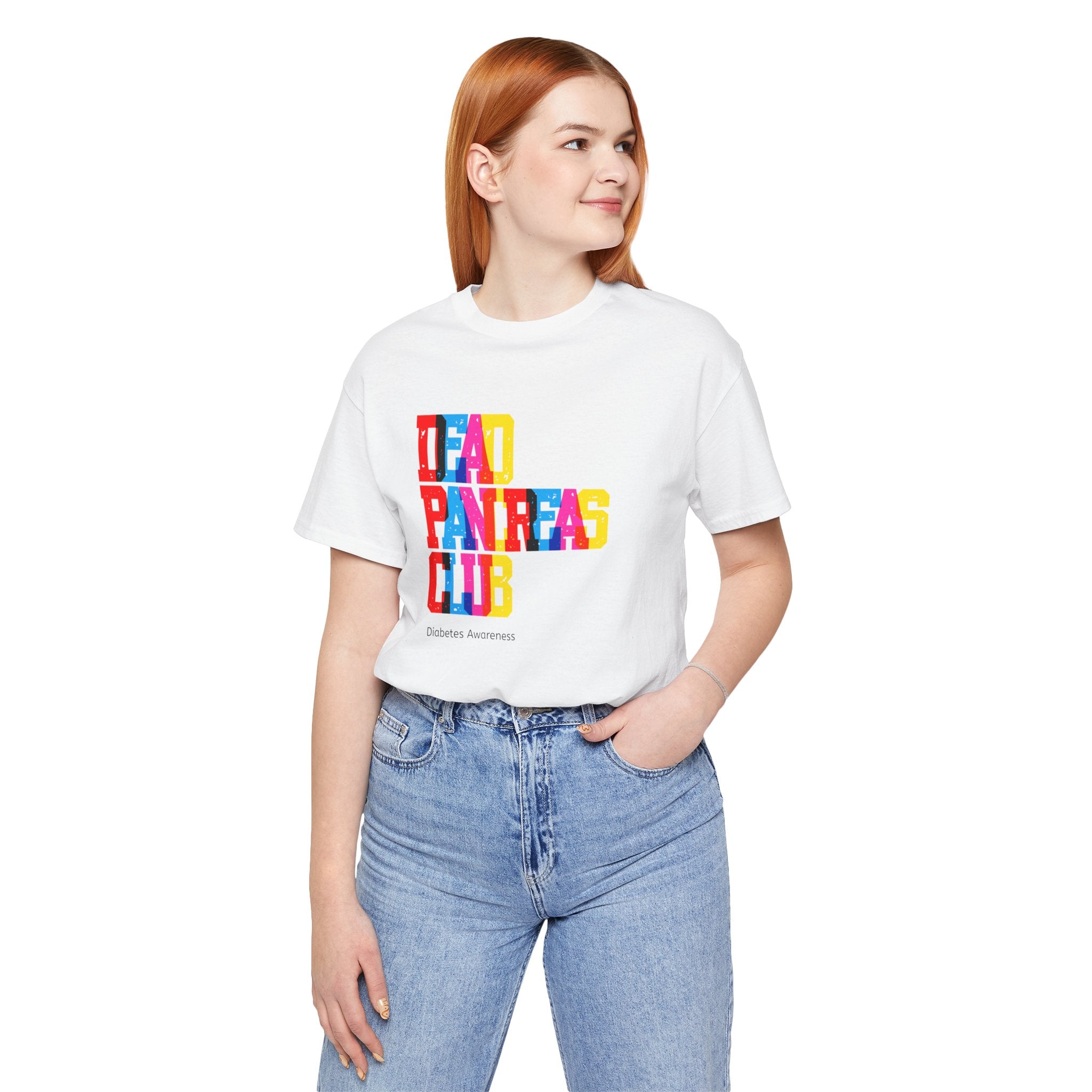 Colorful Dead Pancreas Club - Unisex Tee The Diabuddies Store T-Shirts $22.50