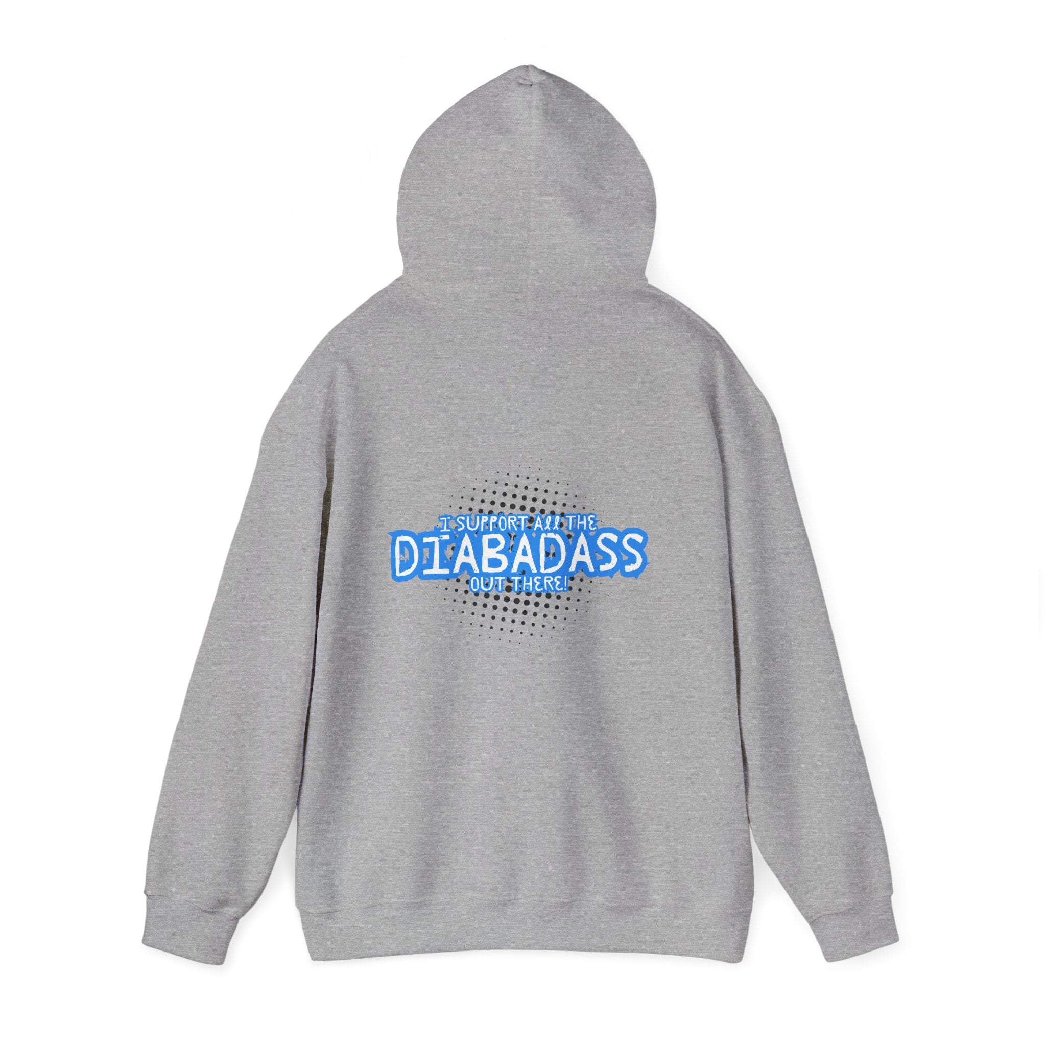 I Support All the Diabadass out there! - Unisex Hoodie The Diabuddies Store Hoodies $32.41