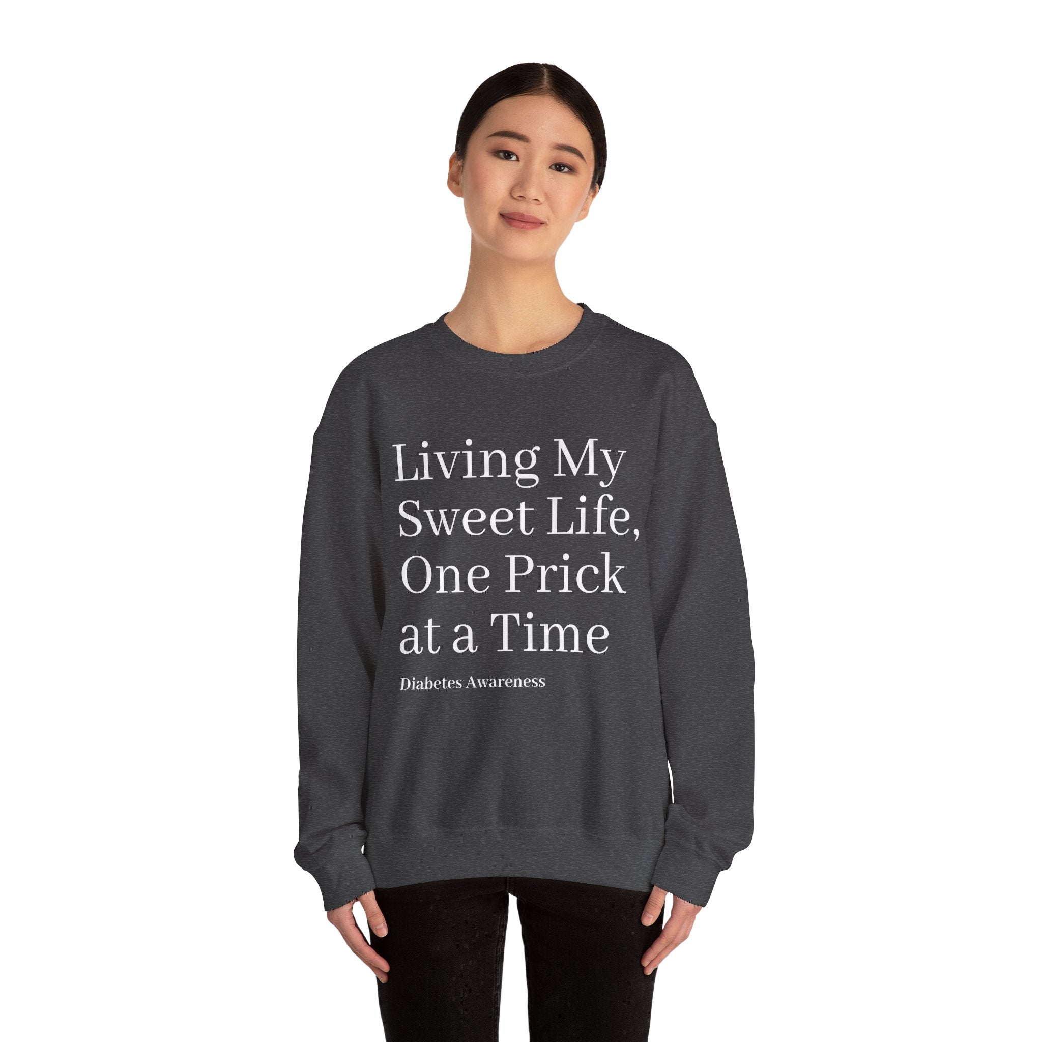 One Prick at a Time - Unisex Sweatshirt The Diabuddies Store Sweatshirts $32.95