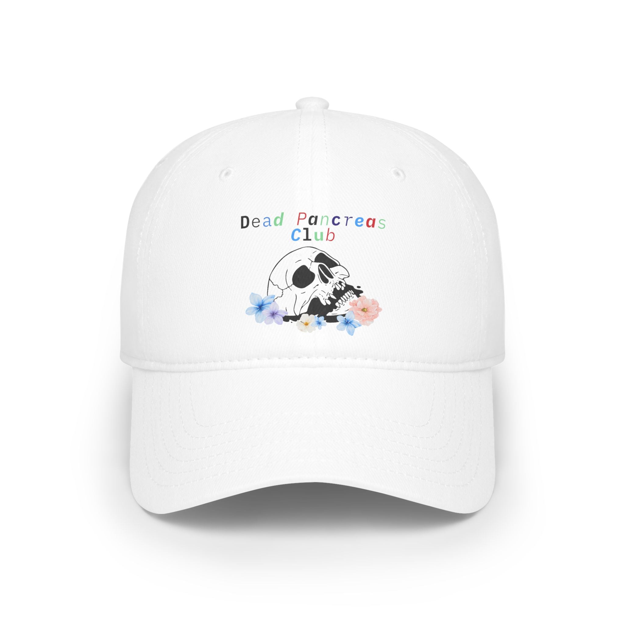 The Diabuddies Store Dead Pancreas Club - Low Profile Baseball Cap Dead Pancreas Club - Low Profile Baseball Cap: Sometimes, humor is the best medicine. The Dead Pancreas Club - Low Profile Baseball Cap is for those who face diabetes head-on with wit and