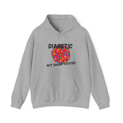 The Diabuddies Store Diabetic, Not Sugar Coated - Unisex Hoodie Diabetic, Not Sugar Coated - Unisex Hoodie: Wear your truth with bold honesty and cozy comfort with "The Diabuddies Store's" "Diabetic, Not Sugar Coated" Unisex Hoodie! This powerful and dire