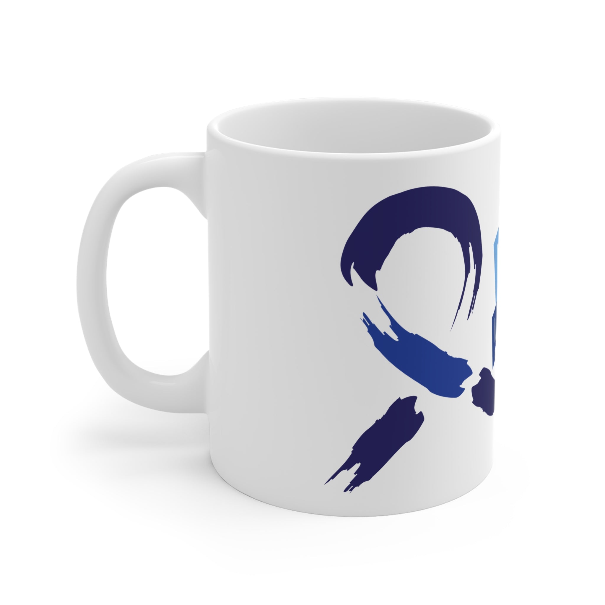 The Diabuddies Store Blue Ribbon & Heart - Mug 11oz Blue Ribbon & Heart - Mug 11oz: Show your support and raise awareness with this meaningful Blue Ribbon & Heart 11oz Mug. A perfect way to honor, remember, or advocate for a cause close to your heart. Dur