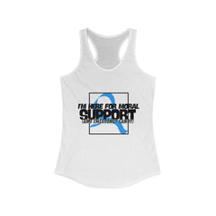 The Diabuddies Store Moral Support and Emergency Candy - Racerback Tank Moral Support and Emergency Candy - Racerback Tank: Being a friend to someone with diabetes means being ready for anything! Our Tank is for those incredible people who offer a listeni