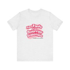 Proud Aunt of Diabetic Warrior (French/Nephew) - Unisex Tee The Diabuddies Store T-Shirts $22.50