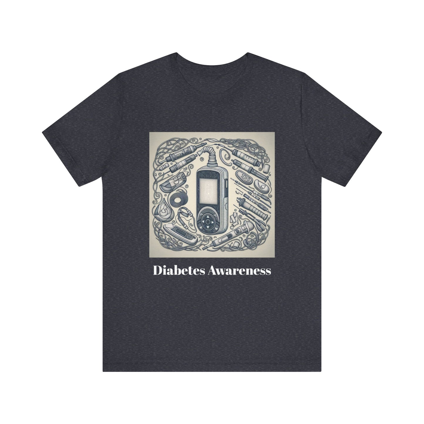 Diabetic Pump Supplies - Unisex Tee The Diabuddies Store T-Shirts $22.83