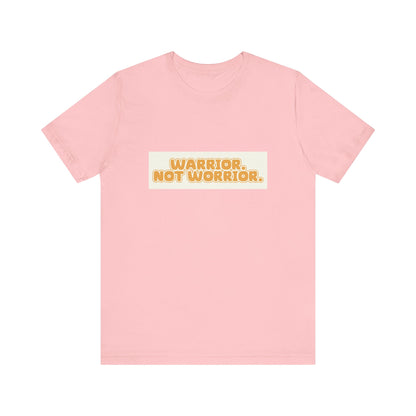 The Diabuddies Store Warrior. Not Worrior. - Unisex Tee Warrior. Not Worrior. - Unisex Tee: For those who face challenges head-on & spell "warrior" right. A clear statement of strength, resilience & sharp detail. T-Shirts $30.27