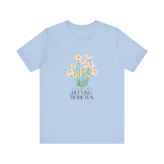 The Diabuddies Store Cultivating Hope, Defying Diabetes - Unisex Tee Cultivating Hope, Defying Diabetes - Unisex Tee: Wear your message of strength! Our "Cultivating Hope, Defying Diabetes" Unisex Tee is more than just a comfortable shirt; it's a powerful