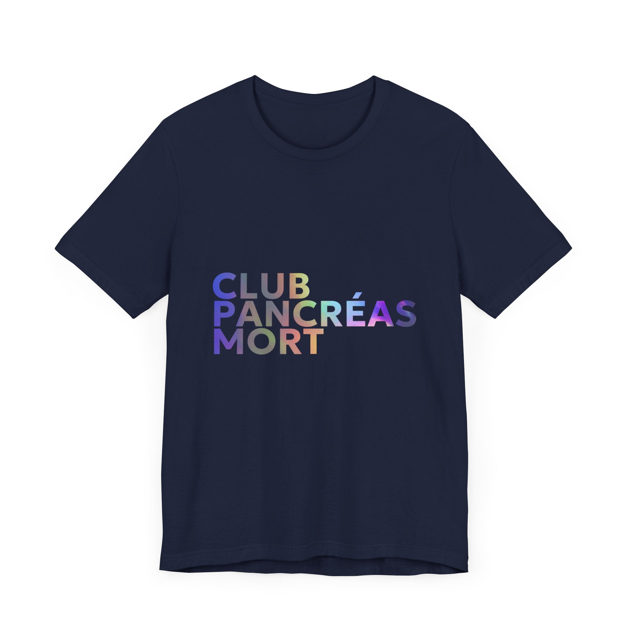Rainbow Dead Pancreas Club (French) Unisex Tee The Diabuddies Store T-Shirts $22.38