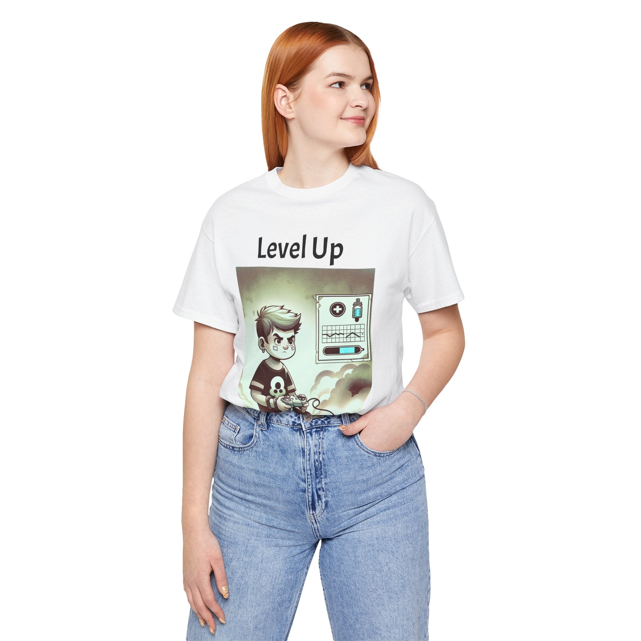 Level Up Diabetes Awareness - Unisex Tee The Diabuddies Store T-Shirts $28.03