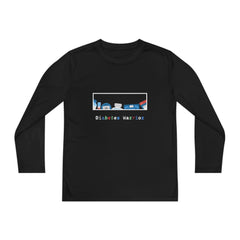 Diabetes Warrior w/supplies - Youth Longsleeve Tee The Diabuddies Store T-Shirts $23.44