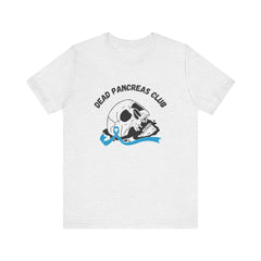 Skull & Blue Ribbon, Dead Pancreas Club - Unisex Tee The Diabuddies Store T-Shirts $22.50