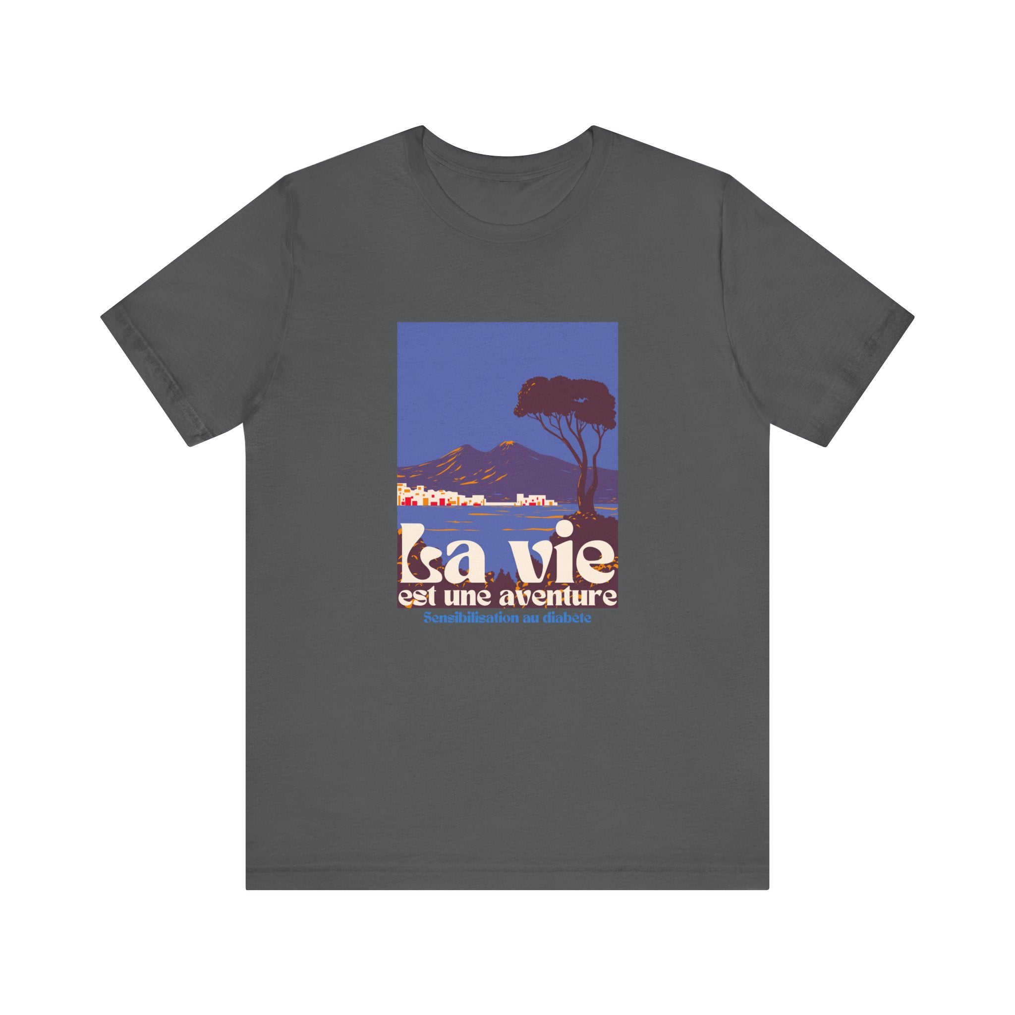 Life is an Adventure, Ocean View (French) - Unisex Tee The Diabuddies Store T-Shirts $22.50