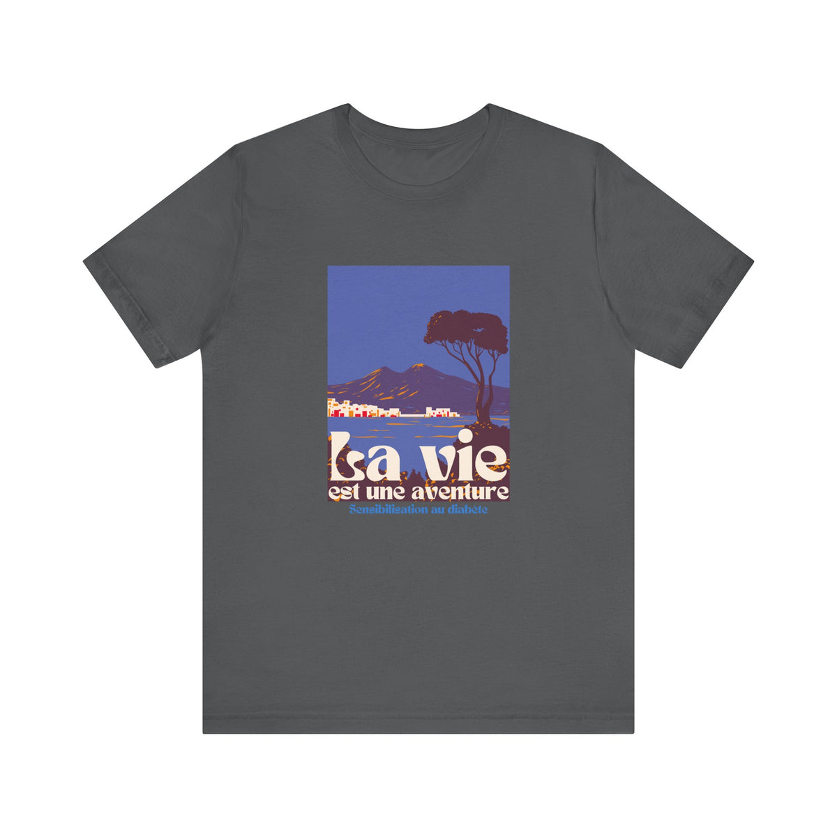 Life is an Adventure, Ocean View (French) - Unisex Tee The Diabuddies Store T-Shirts $22.50