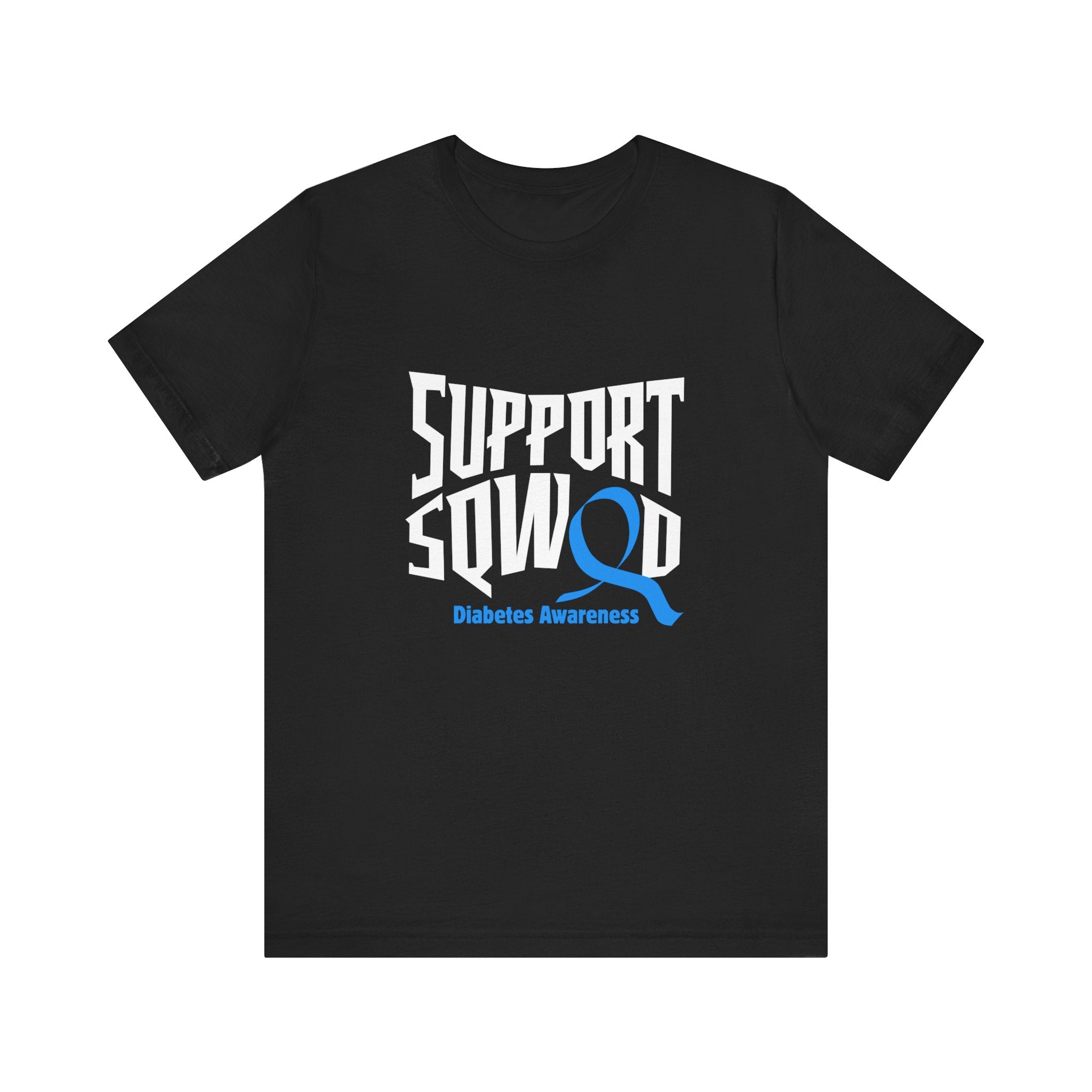 The Diabuddies Store T1D Support Squad - Unisex Tee T1D Support Squad - Unisex Tee: Join the T1D Support Squad! A soft, comfy tee for anyone showing love and solidarity for the T1D warrior in their life. T-Shirt Awareness clothing,Casual Wear,Diabetes,Dia
