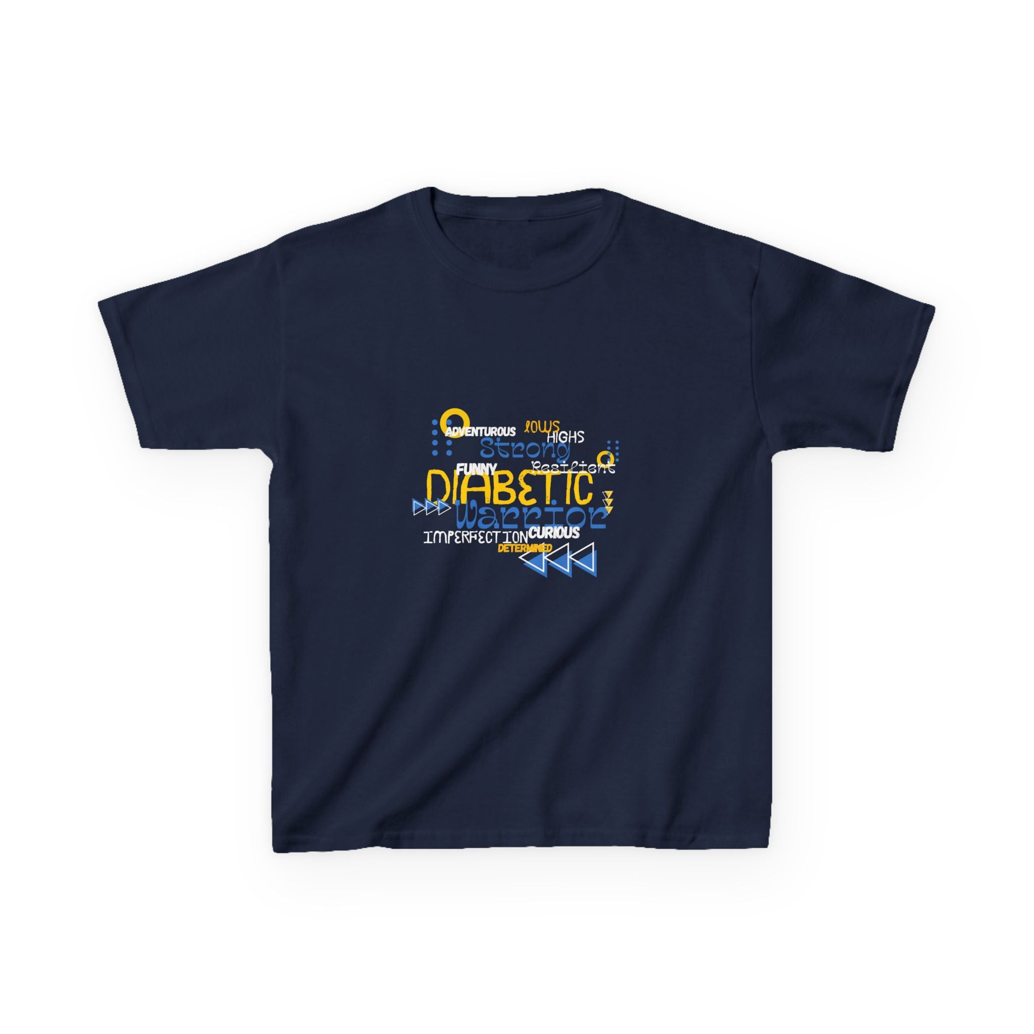 The Diabuddies Store Uplifted & Unleashed - Kids Tee Uplifted & Unleashed - Kids Tee: Embrace your strength, defy the odds. The "Uplifted & Unleashed" Kids Tee is more than just a Tee; it's a vibrant testament to the diabetic warrior within. T-Shirts $17.