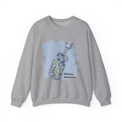 The Diabuddies Store Diabetes Awareness, Insulin Vial - Unisex Sweatshirt Diabetes Awareness, Insulin Vial - Unisex Sweatshirt: A symbol of life, a statement of awareness. Our Sweatshirt is designed to spark conversations and spread vital understanding. S