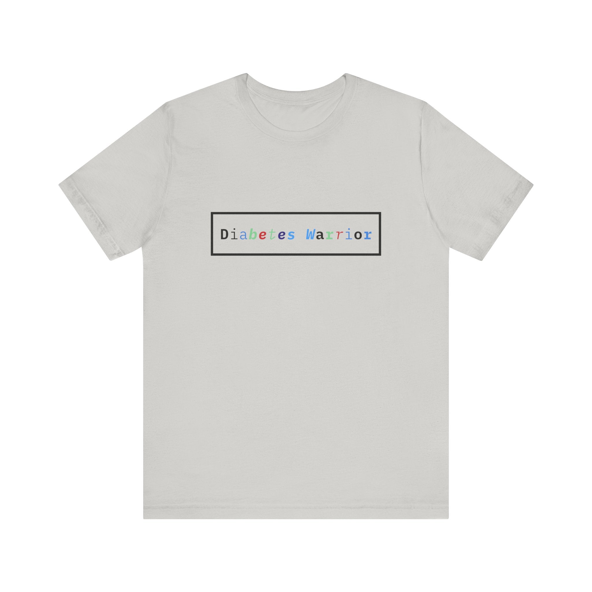 The Diabuddies Store Colorful Diabetes Warrior - Unisex Tee Colorful Diabetes Warrior - Unisex Tee: Offers a comfortable and stylish option for those who appreciate unique designs and supporting Diabetes Awareness. T-Shirts $24.25