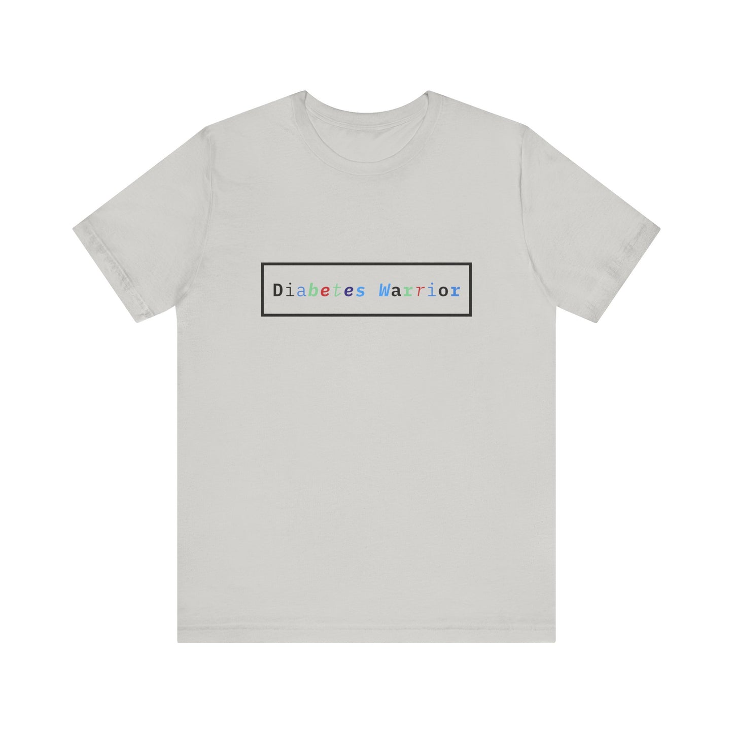 The Diabuddies Store Colorful Diabetes Warrior - Unisex Tee Colorful Diabetes Warrior - Unisex Tee: Offers a comfortable and stylish option for those who appreciate unique designs and supporting Diabetes Awareness. T-Shirts $24.25