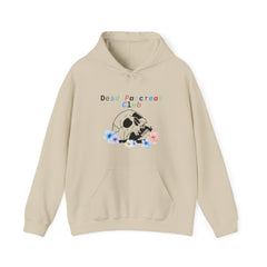 The Diabuddies Store Skull & Flowers, Dead Pancreas Club - Unisex Hoodie Skull & Flowers, Dead Pancreas Club - Unisex Hoodie: Cozy defiance! This unique hoodie blends skulls, flowers, and "Dead Pancreas Club" for a raw, humorous take on life with diabetes
