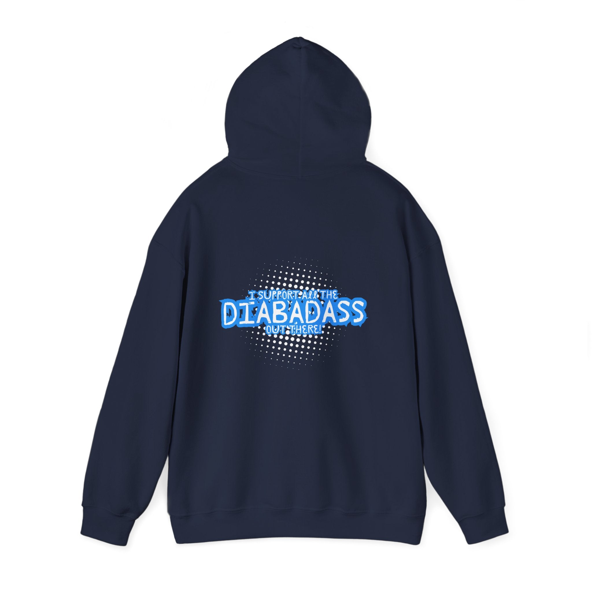 I Support All the Diabadass out there! - Unisex Hoodie The Diabuddies Store Hoodies $32.41