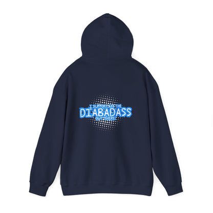 I Support All the Diabadass out there! - Unisex Hoodie The Diabuddies Store Hoodies $32.41