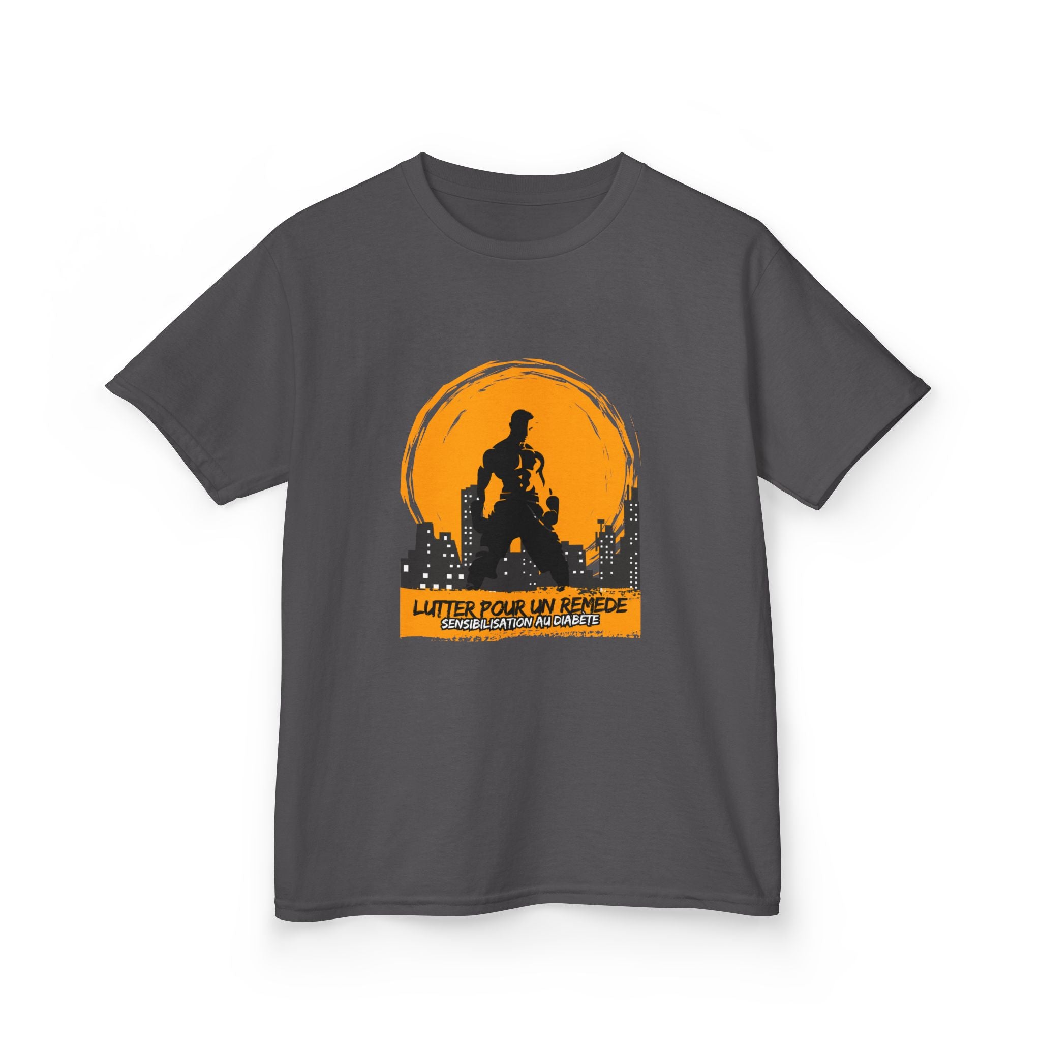 The Diabuddies Store Fighting for a Cure (French) - Kids Tee Fighting for a Cure (French) - Kids Tee: This soft, comfy tee is for the little fighter in your life. Featuring the phrase "Lutter pour un remède" (Fighting for a Cure) in French, it's a powerfu