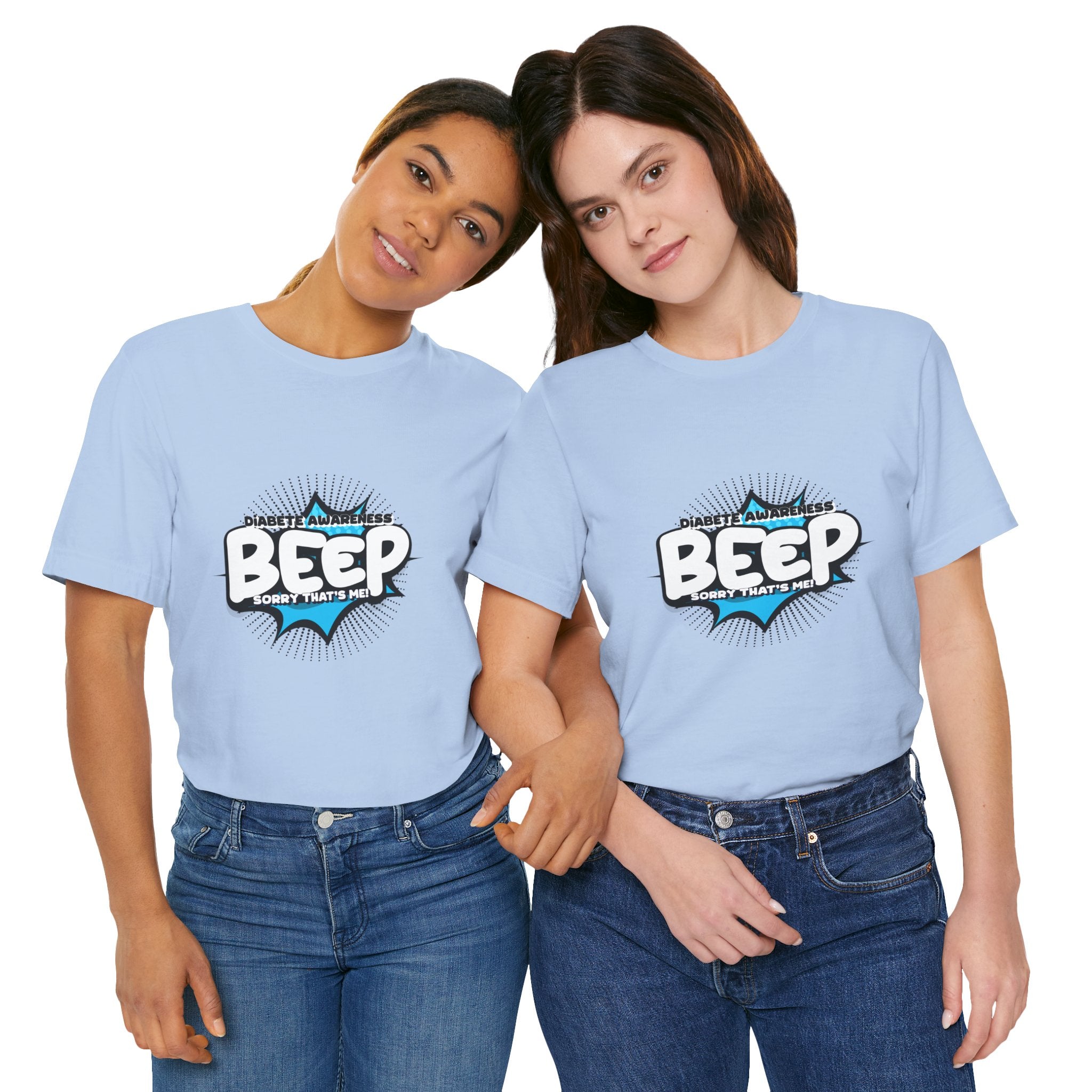 The Diabuddies Store BEEP - Sorry it's me! - Unisex Tee BEEP - Sorry it's me! - Unisex Tee: Always making an entrance? The delightful disruptor! Embrace the constant buzz of life in comfort and style! T-Shirts $30.27