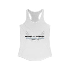 The Diabuddies Store My Bestie is Diabetic (French / Ma Bestie, Guardienne) - Racerback Tank My Bestie is Diabetic (French / Ma Bestie, Guardienne) - Racerback Tank: Celebrate your vital role! A proud declaration of your commitment and unique connection T