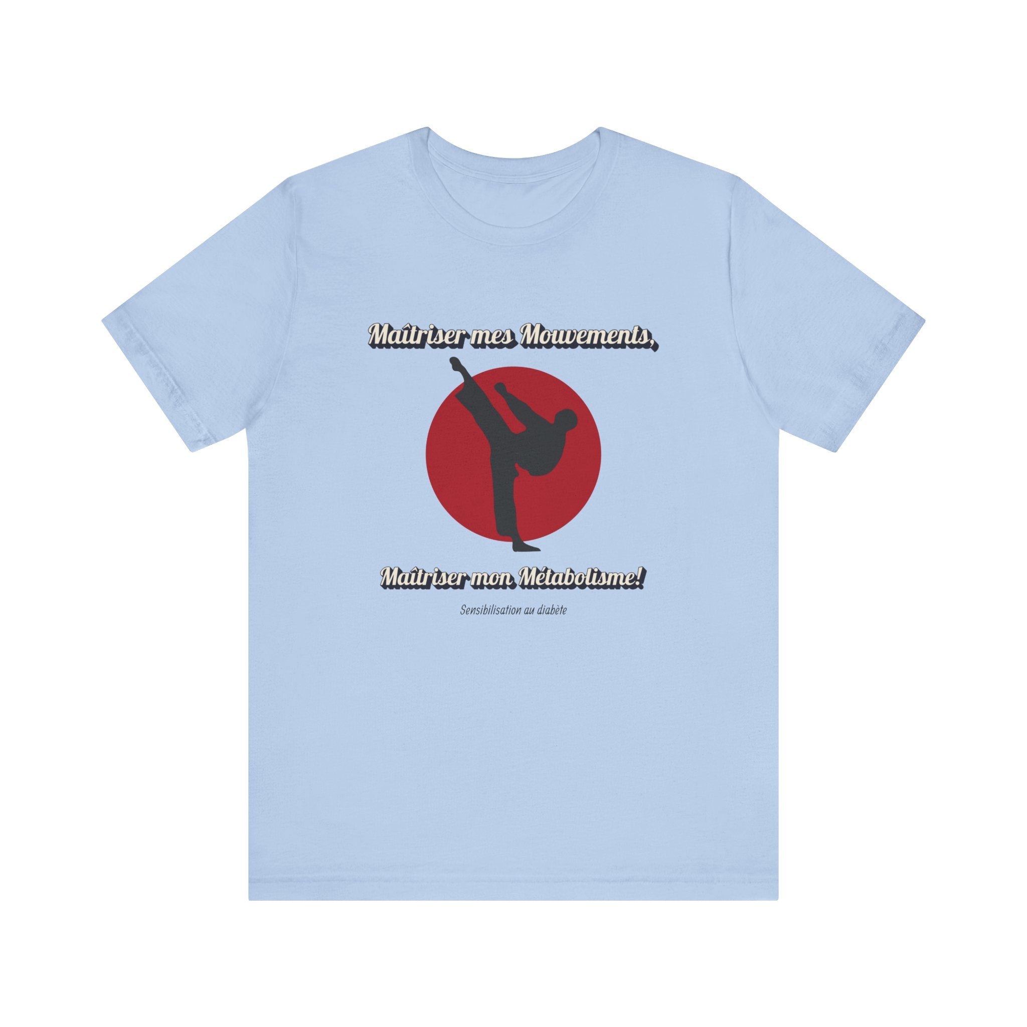 Diabetes & Karate (French) - Unisex Tee The Diabuddies Store T-Shirts $30.27