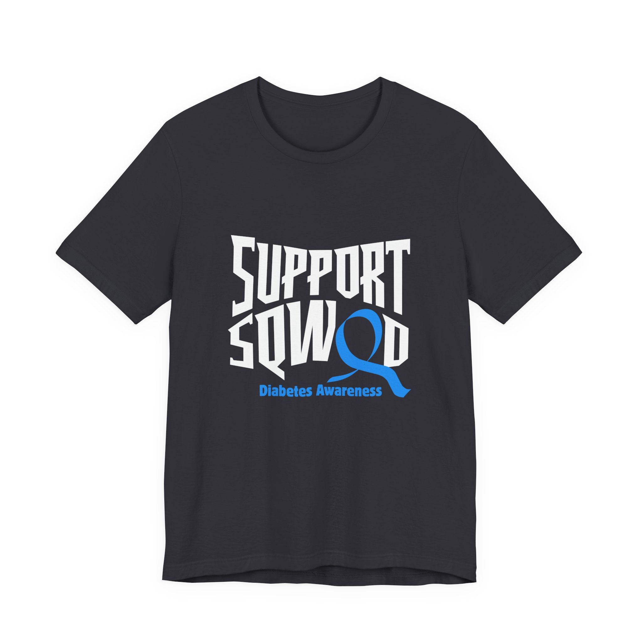 The Diabuddies Store T1D Support Squad - Unisex Tee T1D Support Squad - Unisex Tee: Join the T1D Support Squad! A soft, comfy tee for anyone showing love and solidarity for the T1D warrior in their life. T-Shirt Awareness clothing,Casual Wear,Diabetes,Dia