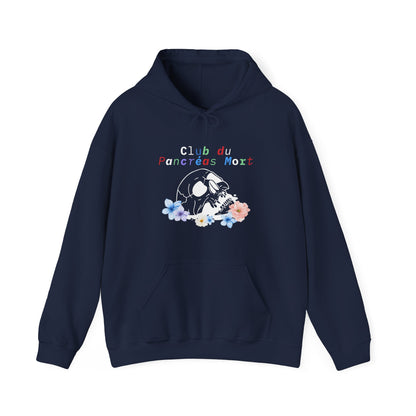 Skull & Flowers, Dead Pancreas Club (French) - Unisex Hoodie The Diabuddies Store Hoodies $37.82