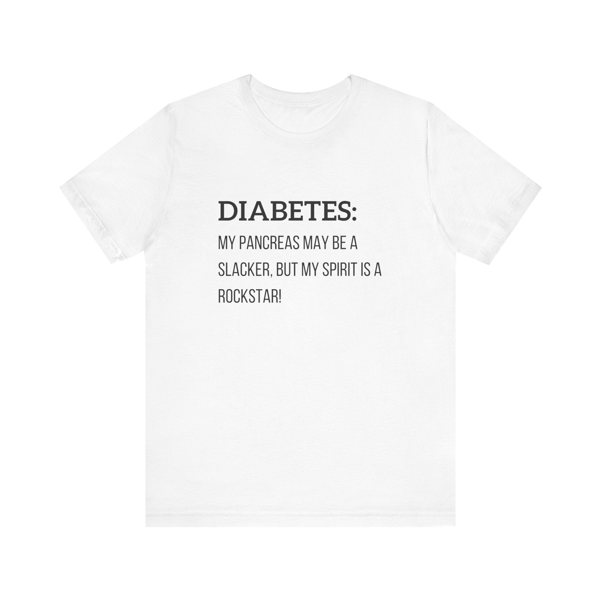 Slacker Pancreas & Rockstar! - Unisex Tee The Diabuddies Store T-Shirts $22.50
