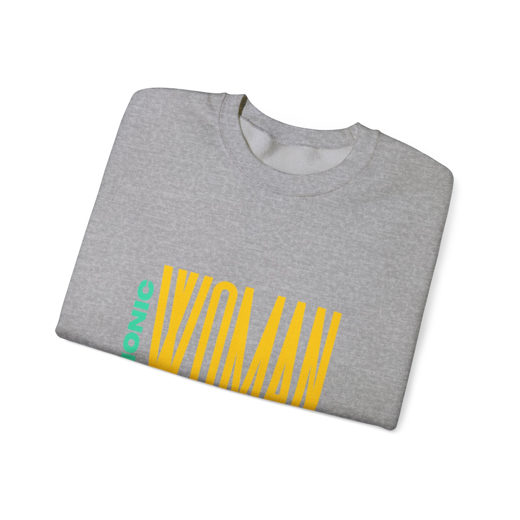 The Diabuddies Store Bionic Woman (Diabetes) - Unisex Sweatshirt Bionic Woman (Diabetes) - Unisex Sweatshirt: Unleash your inner Bionic strength! This Unisex Sweatshirt is a powerful statement of resilience, strength, and modern-day heroism for anyone liv