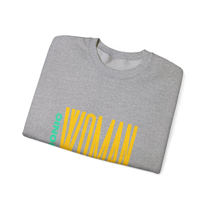The Diabuddies Store Bionic Woman (Diabetes) - Unisex Sweatshirt Bionic Woman (Diabetes) - Unisex Sweatshirt: Unleash your inner Bionic strength! This Unisex Sweatshirt is a powerful statement of resilience, strength, and modern-day heroism for anyone liv