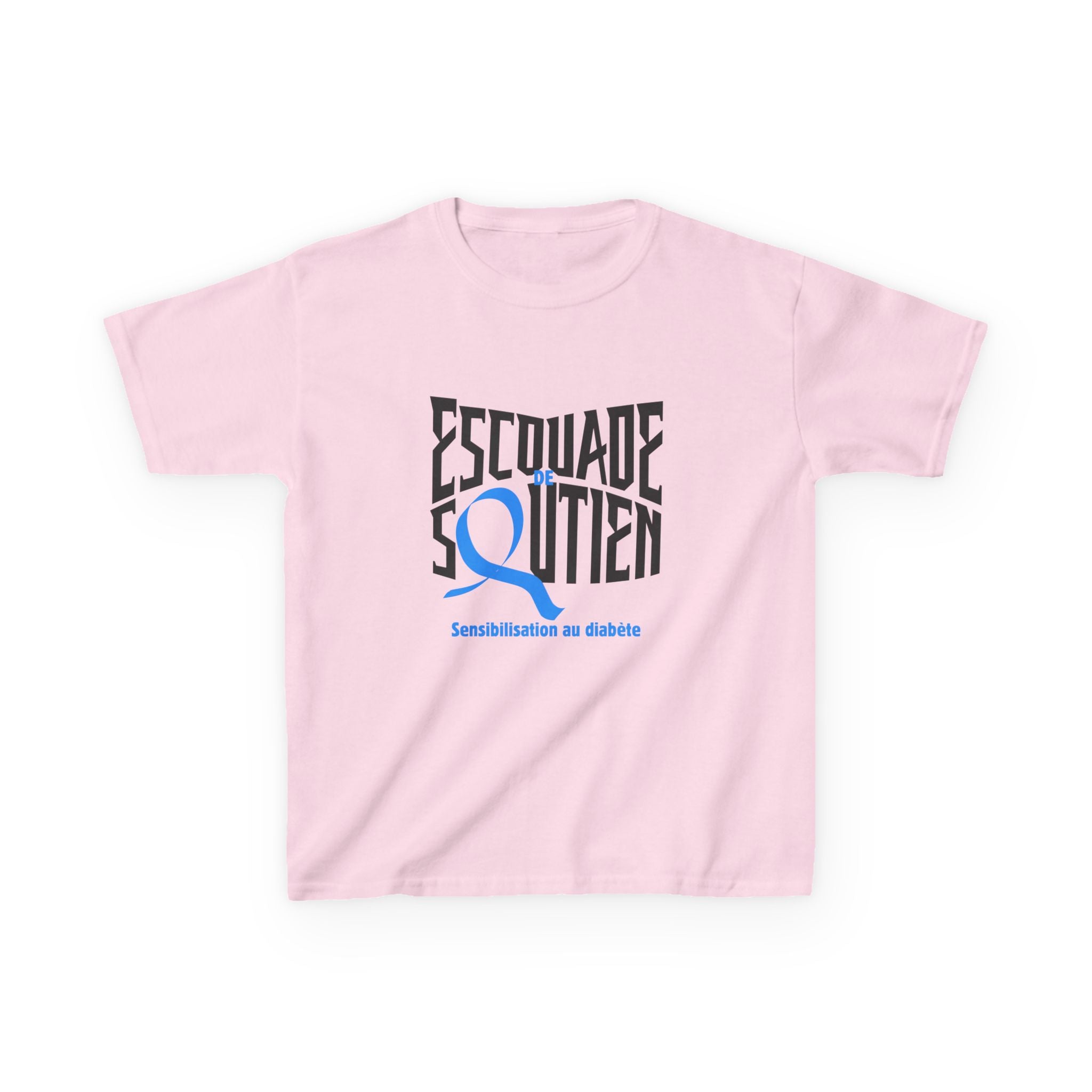 The Diabuddies Store Diabetes Support Squad (French) - Kids Tee Diabetes Support Squad (French) - Kids Tee: Unite against diabetes with the Diabetes Support Squad Kids' French Tee! This super-soft t-shirt is perfect for little heroes showing their support