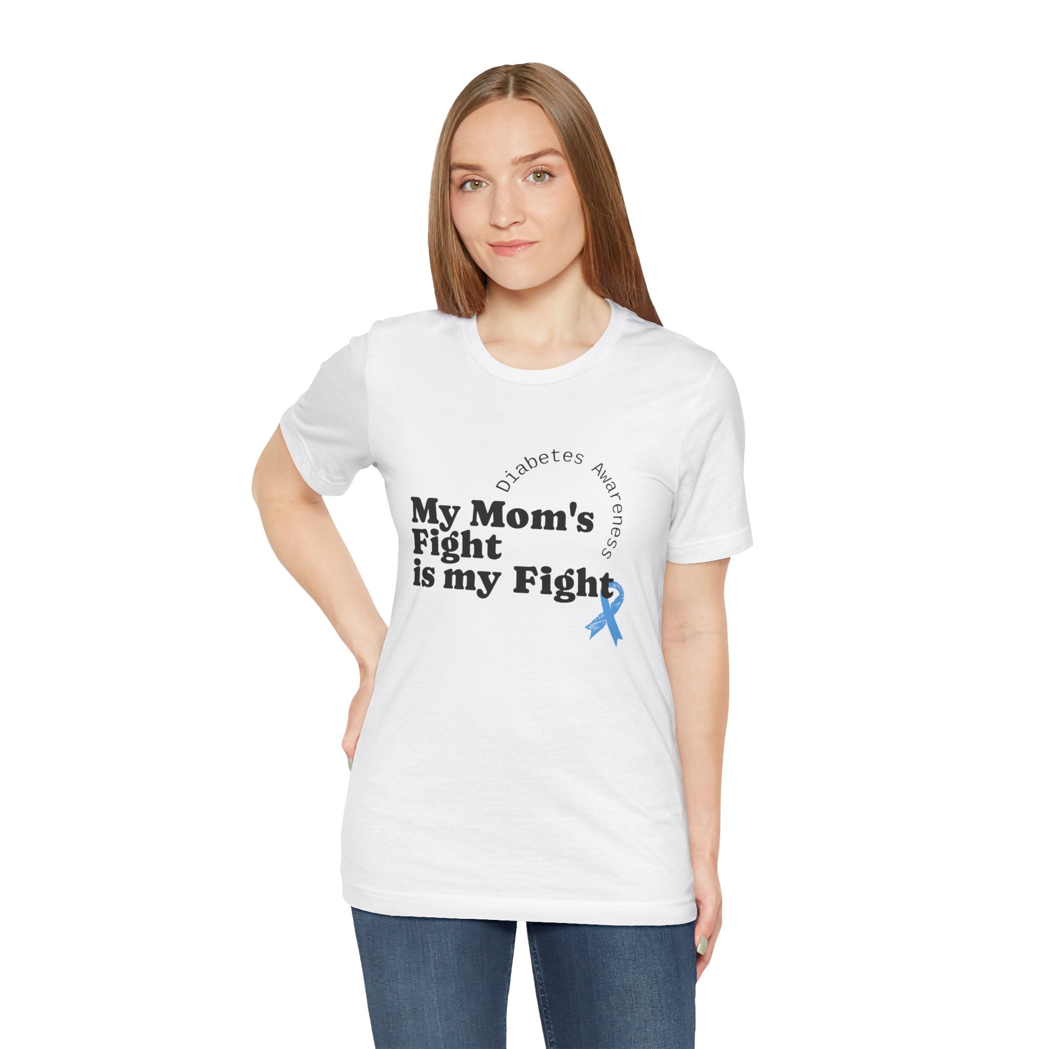 My Mom's Fight is my Fight Unisex Tee The Diabuddies Store T-Shirts $22.50