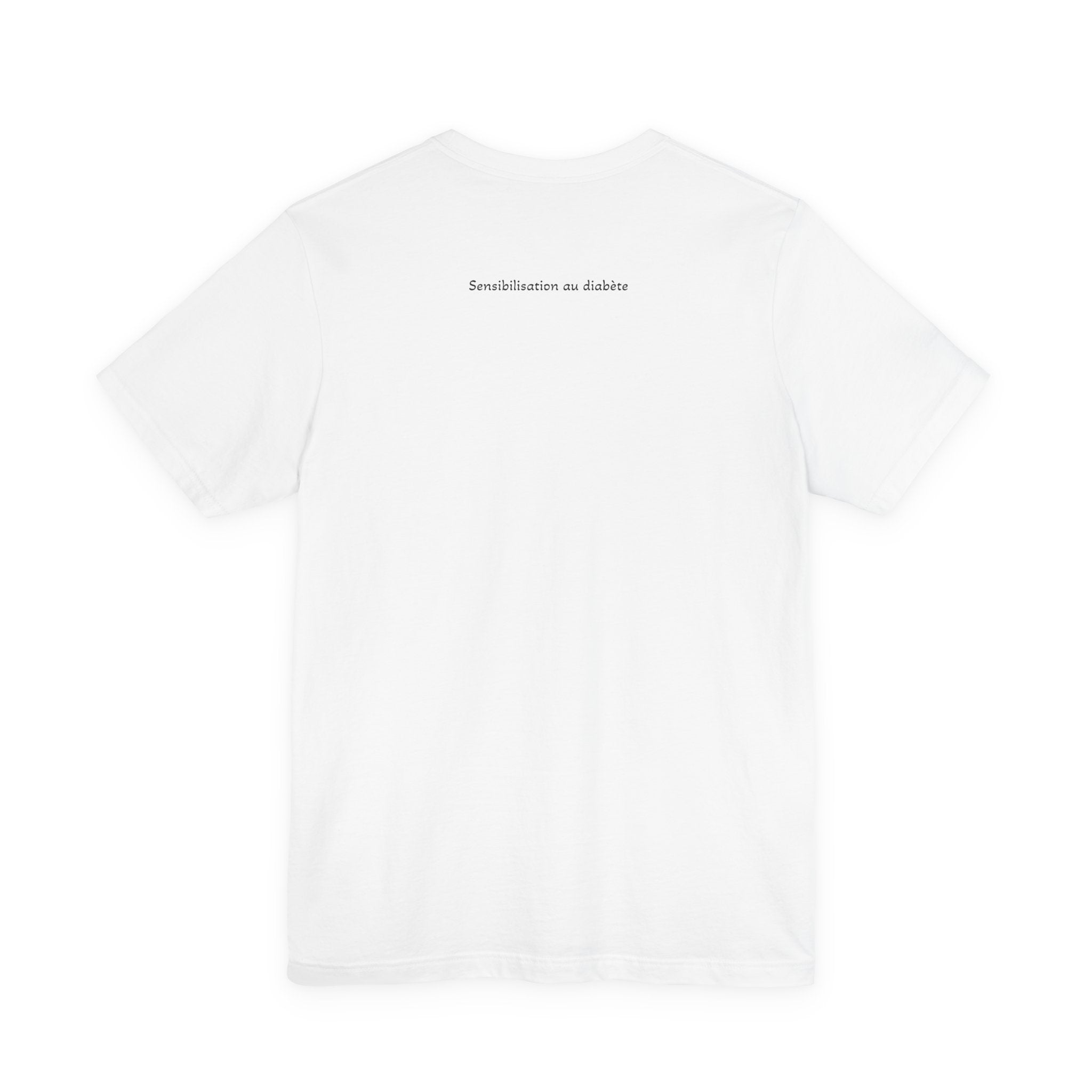 The Diabuddies Store Blossoming Strong, Living with Diabetes. (French) Unisex Tee Blossoming Strong, Living with Diabetes. (French) Unisex Tee: Wear your strength proudly! Our "S'épanouir avec force, vivre avec le diabète." Unisex Tee is a beautiful remin