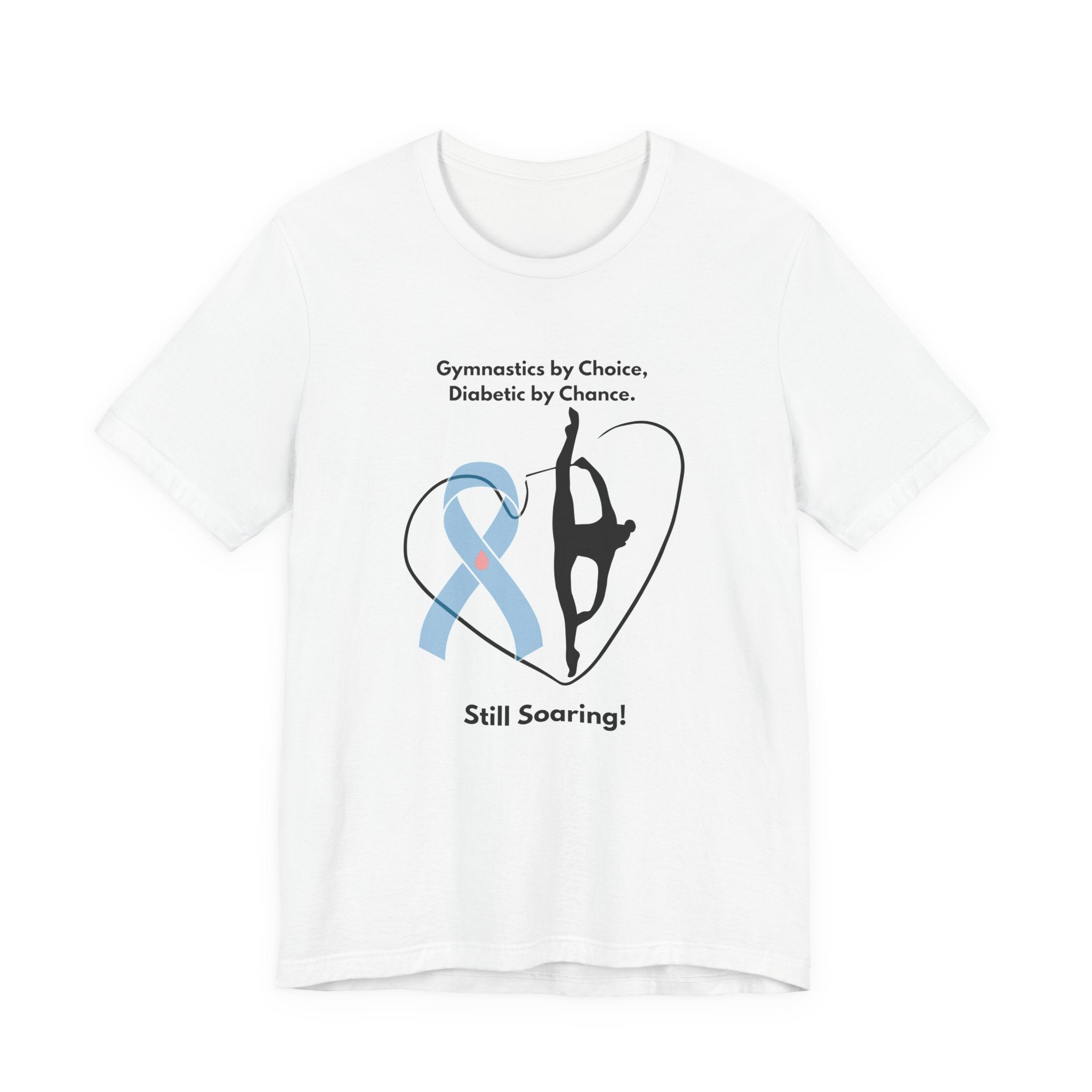 The Diabuddies Store Diabetes & Gymnastics - Unisex Tee Diabetes & Gymnastics - Unisex Tee: Defy expectations and tumble forward! This comfortable racerback tank is designed for the resilient gymnast who manages diabetes with grace and strength. Show the