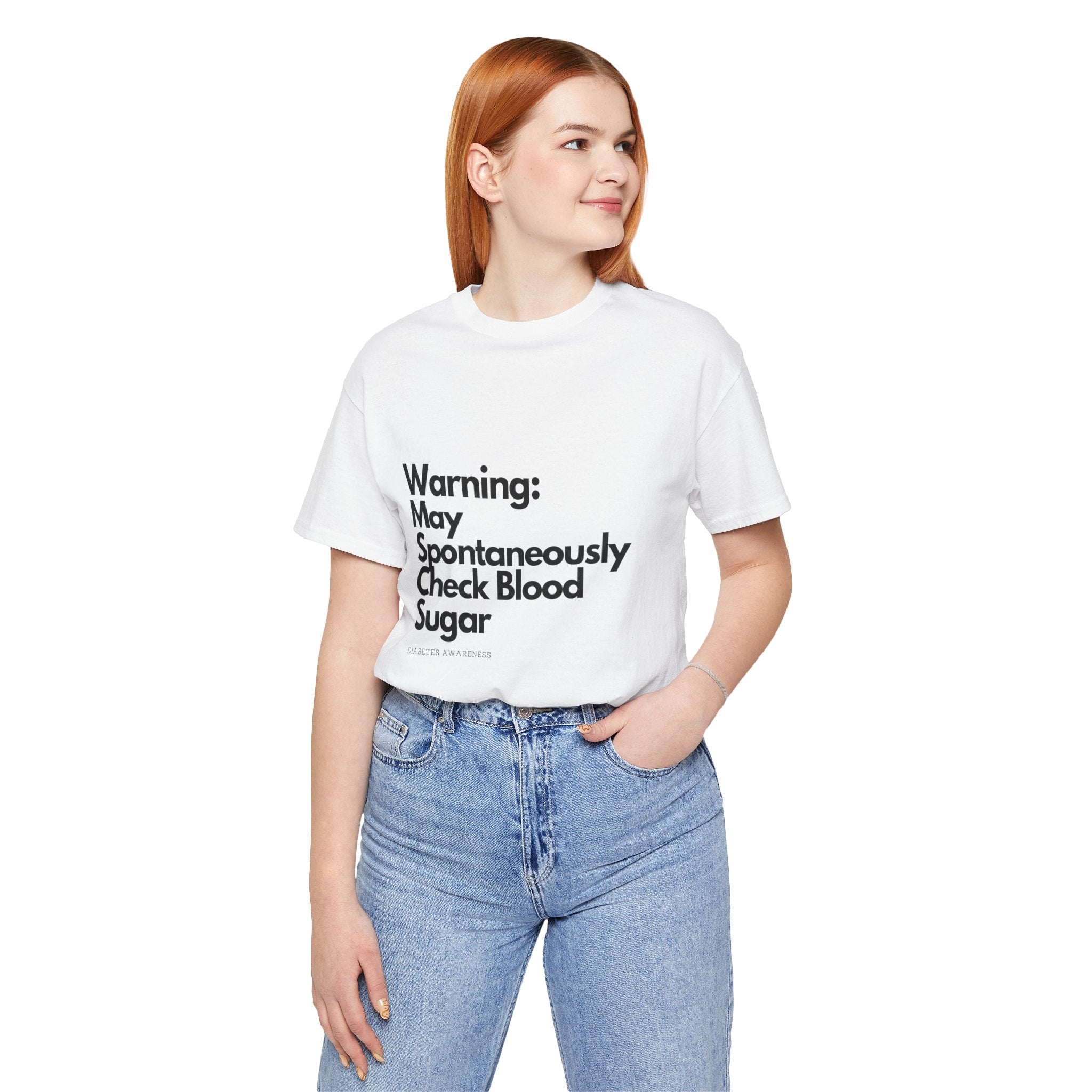 Warning: May Check BG - Unisex Tee The Diabuddies Store T-Shirts $22.38