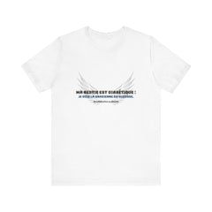 The Diabuddies Store My Bestie is Diabetic (French / Ma Bestie, Guardienne) - Unisex Tee My Bestie is Diabetic (French / Ma Bestie, Guardienne) - Unisex Tee: Celebrate your vital role! A proud declaration of your commitment and unique connection. T-Shirts