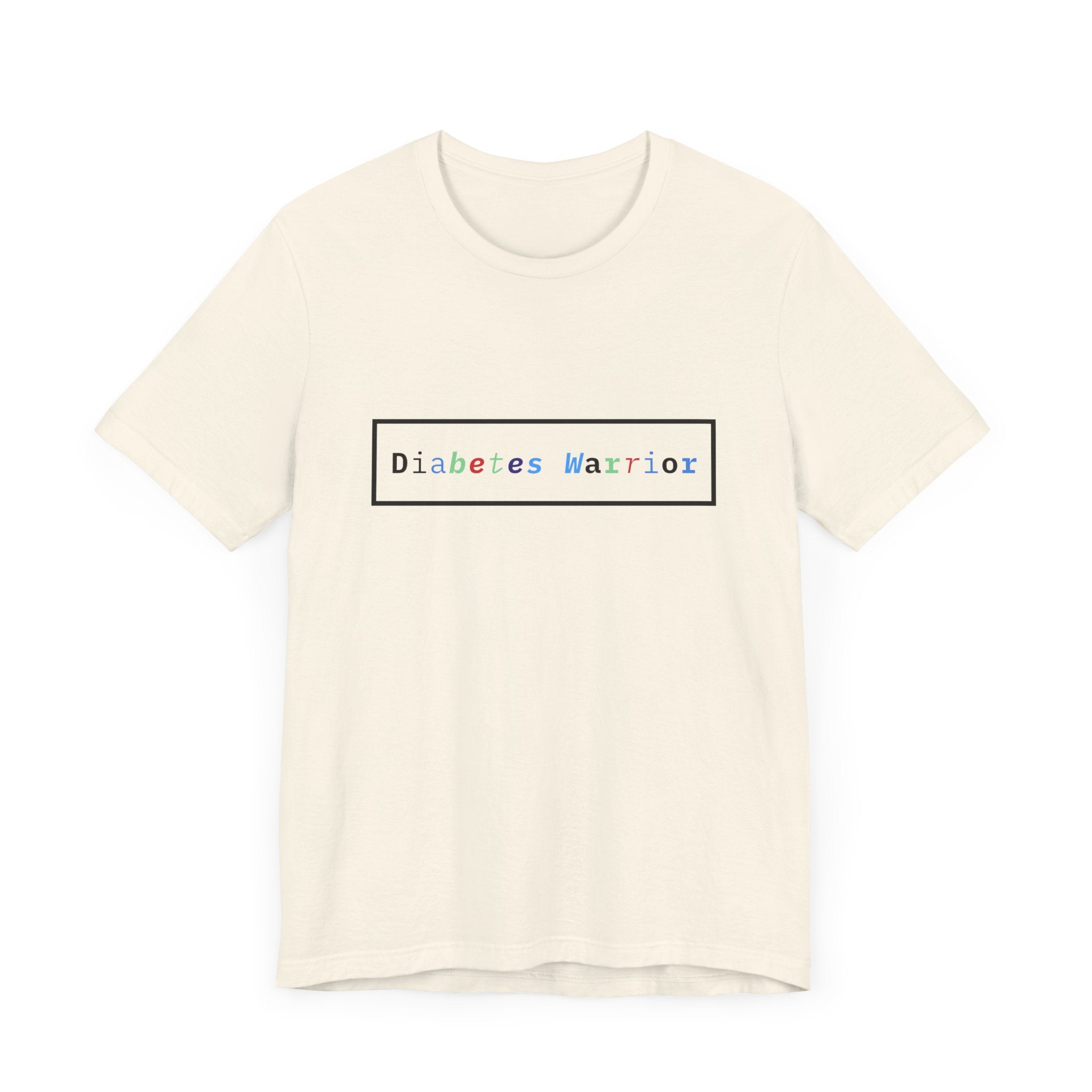 The Diabuddies Store Colorful Diabetes Warrior - Unisex Tee Colorful Diabetes Warrior - Unisex Tee: Offers a comfortable and stylish option for those who appreciate unique designs and supporting Diabetes Awareness. T-Shirts $24.25