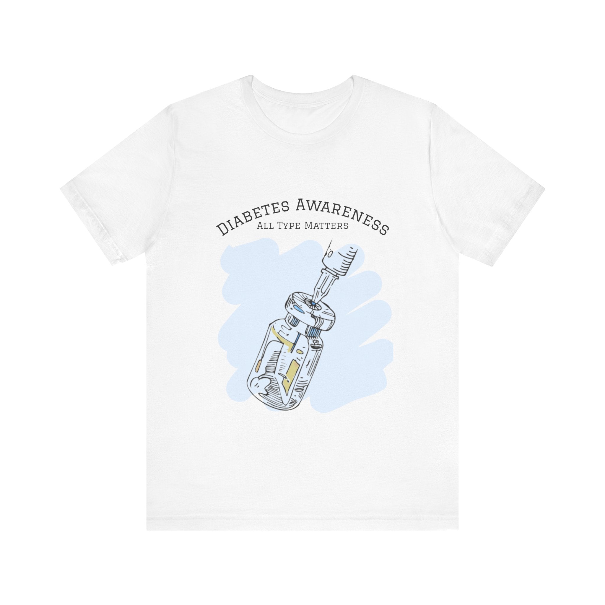 The Diabuddies Store Diabetes: All Type Matters - Unisex Tee Diabetes: All Type Matters - Unisex Tee: A powerful statement! This tee declares "All Type Matters," promoting unity and awareness for every person living with diabetes. T-Shirts $24.25