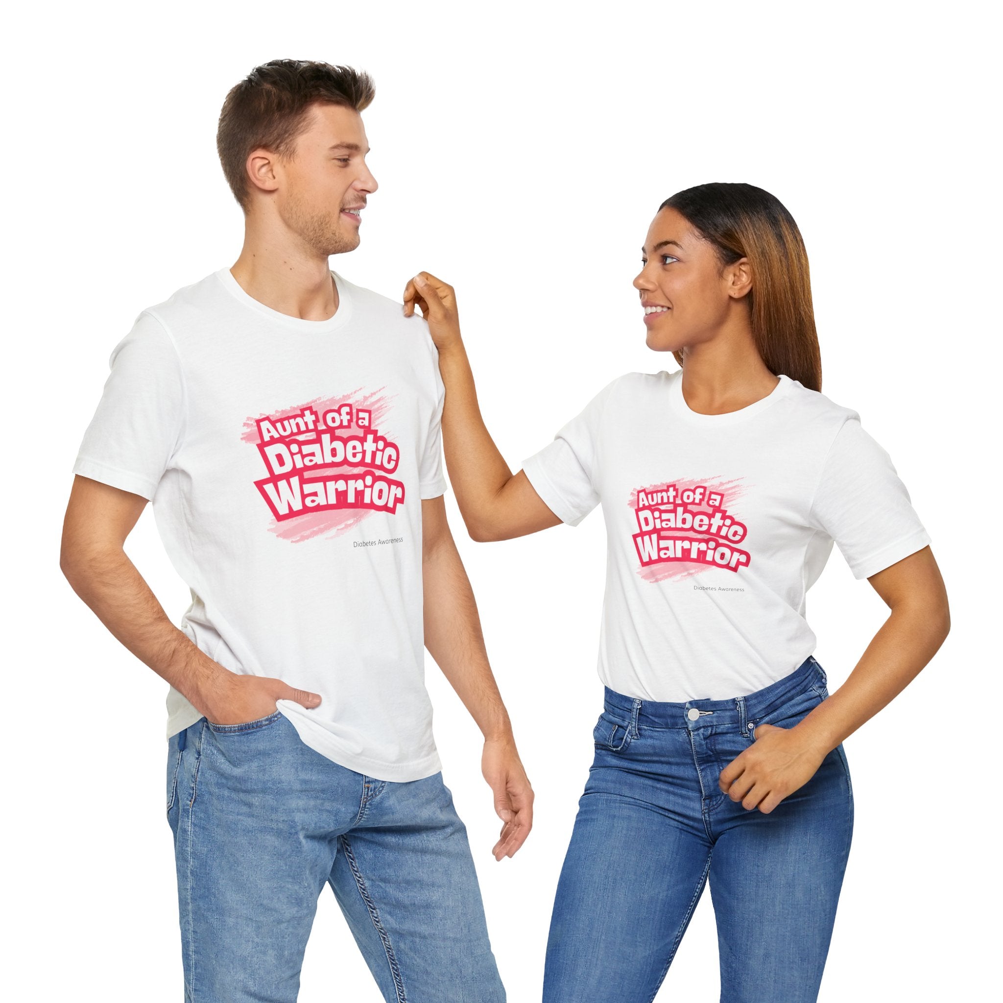 The Diabuddies Store Aunt of a Diabetic Warrior - Unisex Tee Aunt of a Diabetic Warrior - Unisex Tee: Their Fight is Your Fight, Too. Aunts hold a special place in the hearts of their nieces and nephews, offering a unique blend of love, support, and encou