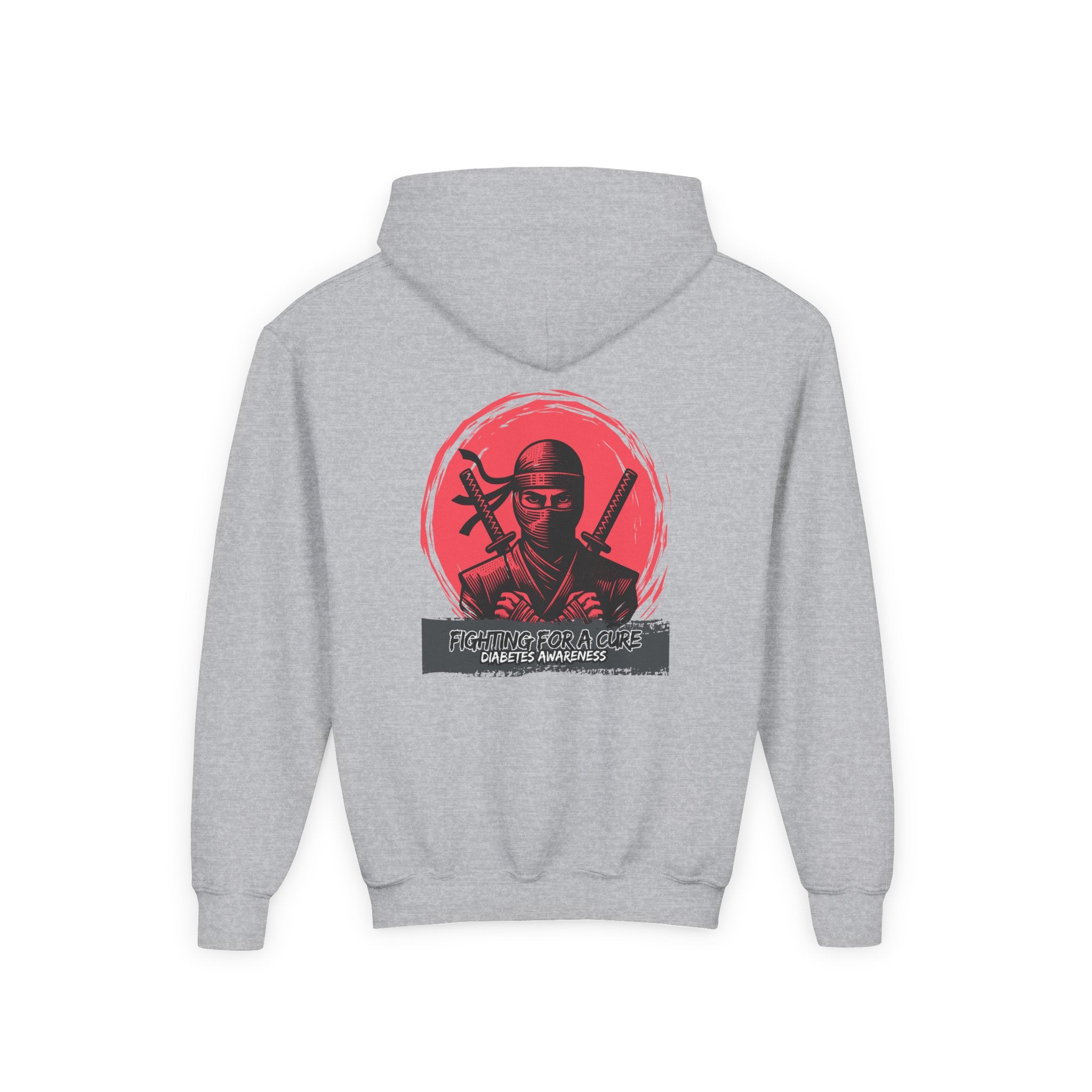 The Diabuddies Store Fighting for a Cure - Youth Hoodie Fighting for a Cure - Youth Hoodie: a youth hoodie for the young warriors of the diabetes community. Soft, comfortable, and a powerful statement of strength. Hoodies Kids clothes Awareness Ribbon,Blu