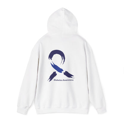 The Diabuddies Store Diabetes Awareness - Blue Ribbon - Unisex Hoodie Diabetes Awareness - Blue Ribbon - Unisex Hoodie: Wear your support, share your story. Classic unisex hoodie to raise vital diabetes awareness & show solidarity Hoodies $32.41