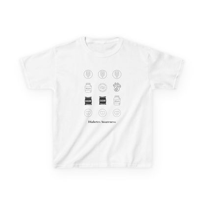 Diabetes Flow Options - Kids Tee The Diabuddies Store T-Shirts $18.48