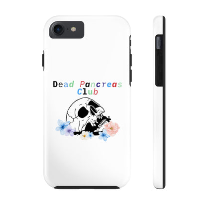 Skull & Flowers Dead Pancreas Club - Phone Case The Diabuddies Store Mobile Phone Cases $18.23